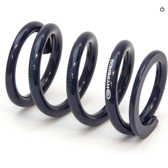 New HYPERCO 2.250" ID x 5" Long 600 lb Blue Coil-Over Spring P/N 185A0600 - Picture 2 of 3